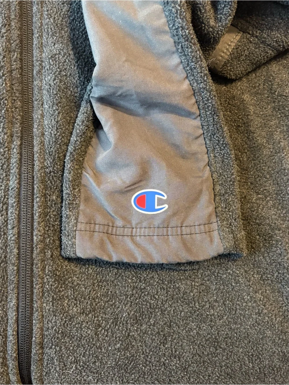 Champion Indiana Hoosiers Fleece Full Zip Jacket size L
